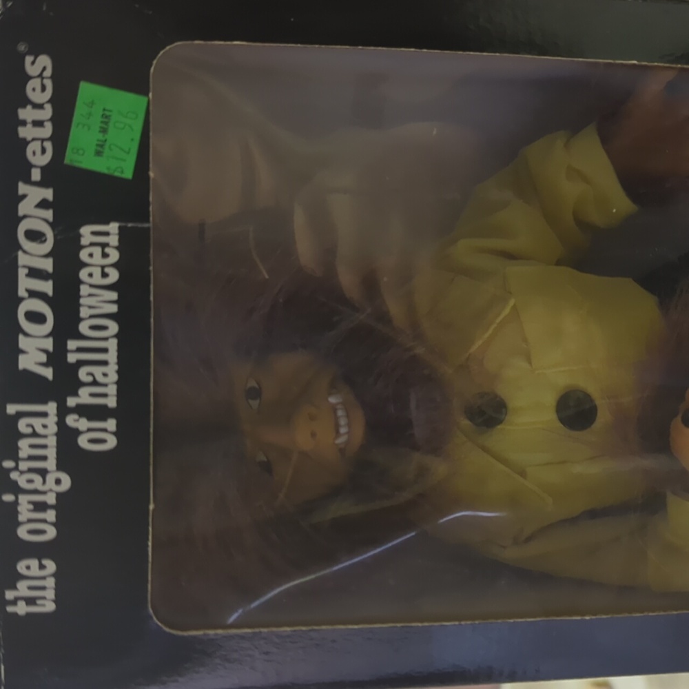 Vintage werewolf animated doll